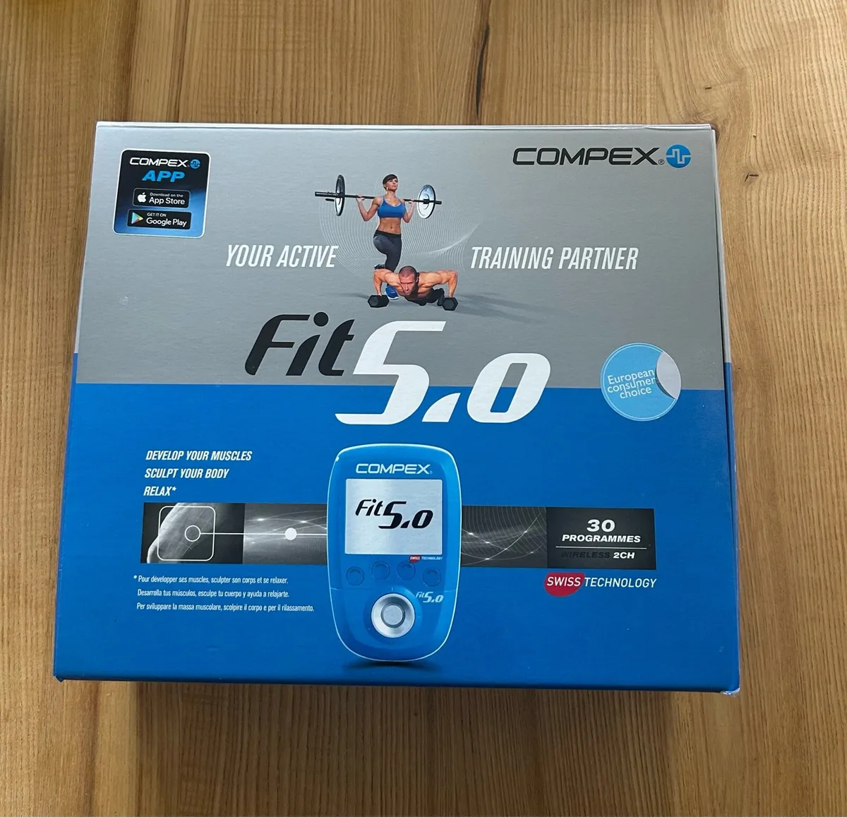 Compex Fit 5.0 Wireless EMS Muscle Stimulator - Image 1