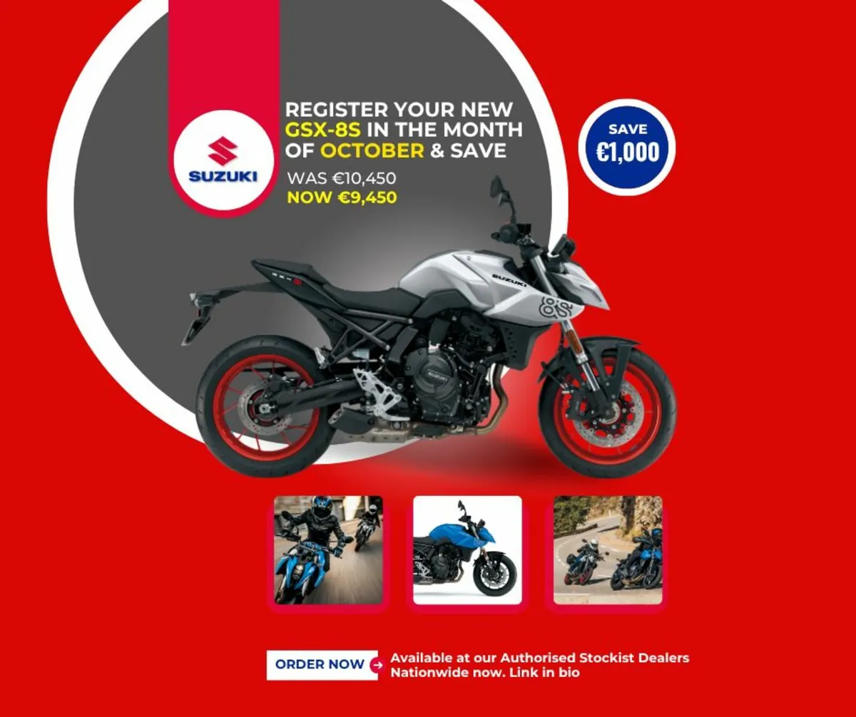 NEW Suzuki Motorcycle Special Offers OCTOBER - Image 4