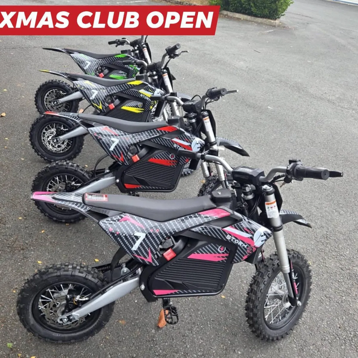 STORM Electric Pit bike 55KPH Delivery easy pay - Image 4