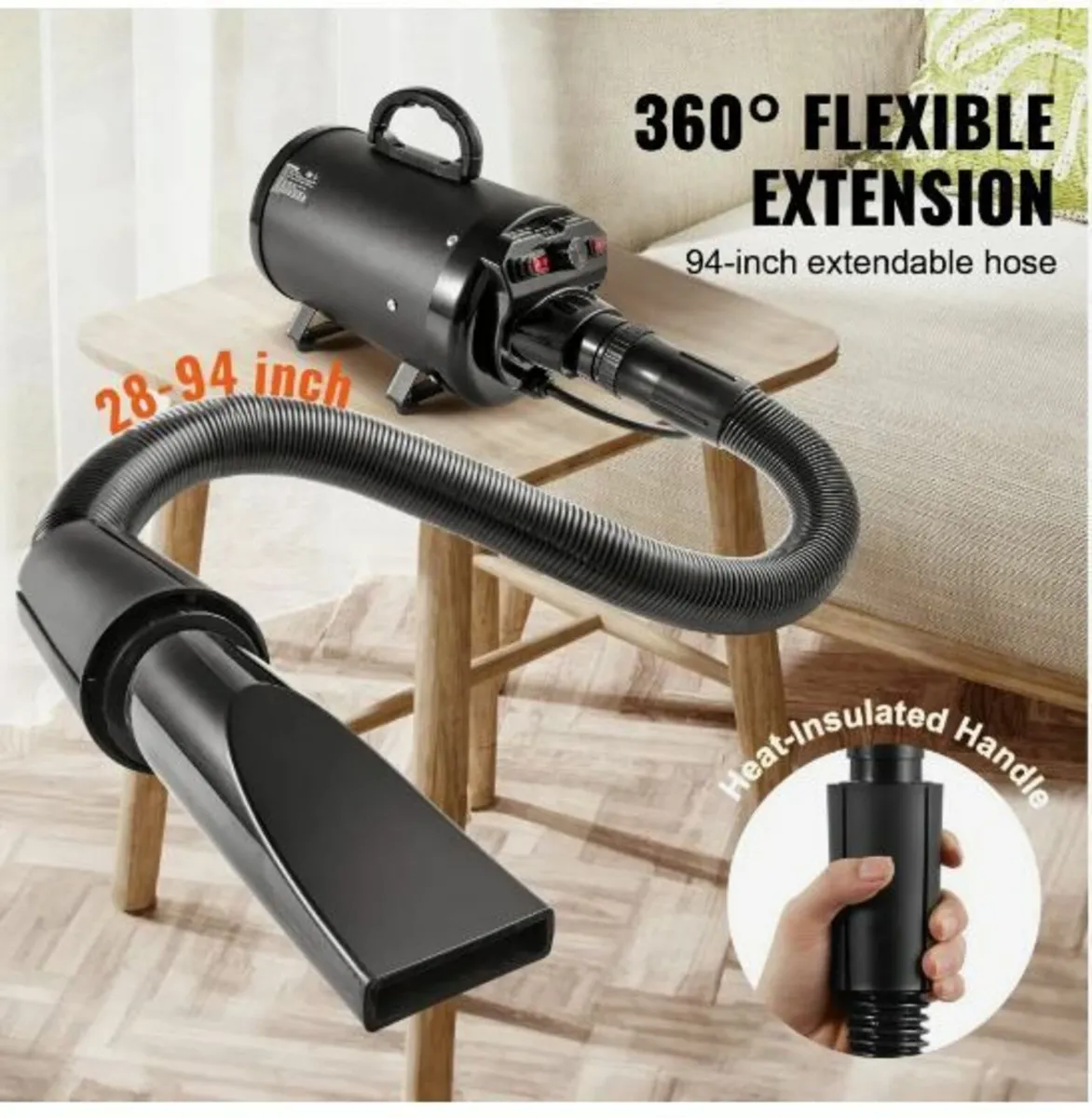 Dog Dryer, 2000W/2.7HP Dog Blow - Image 4