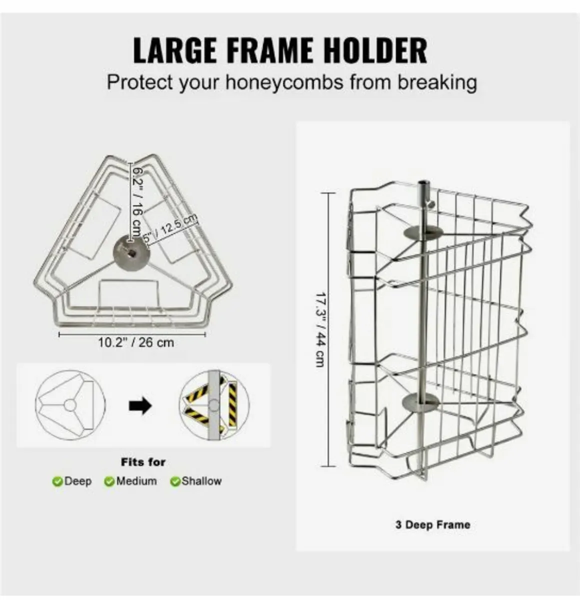Manual Honey Extractor, 3 Frames Honey - Image 4