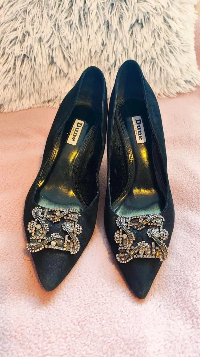 DUNE Black Suede 'Breanna' Pumps size 6(39) - Image 1