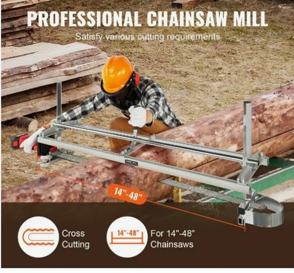 Chainsaw Mill, Portable Sawmill 36 cm-122 cm - Image 3