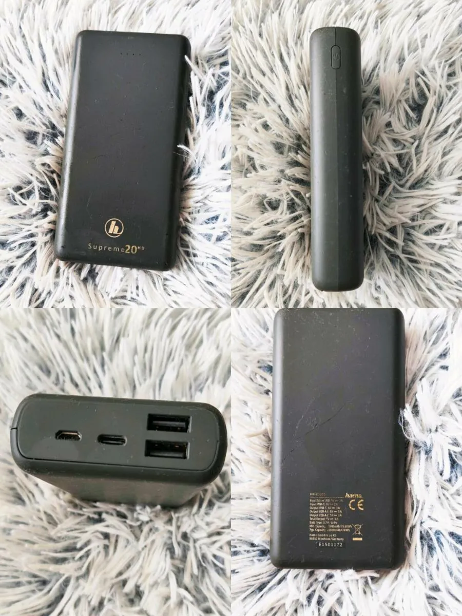 Hama Supreme 20HD 20,000 mAh Power Bank (74 Wh) - Image 1