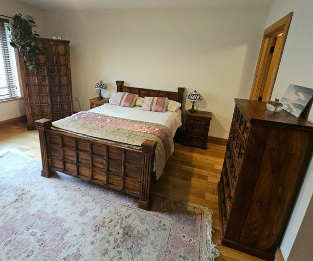 Solid Walnut Bedroom Set - Image 1