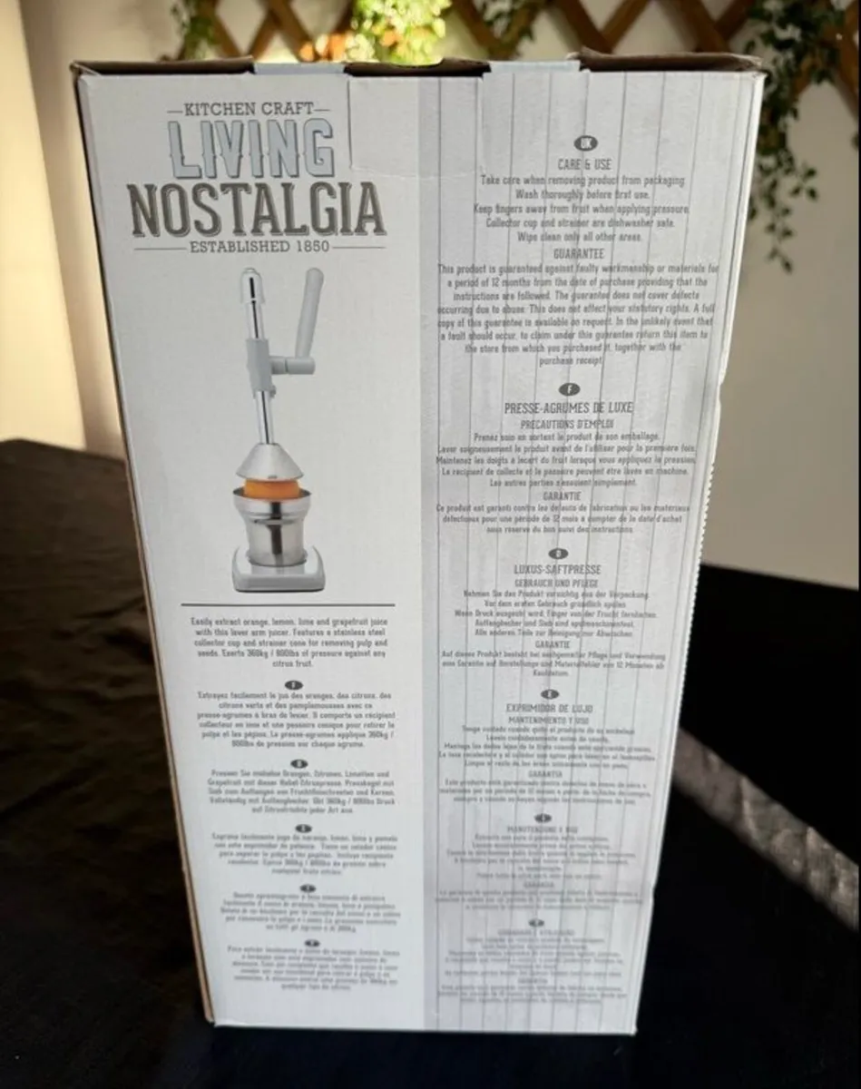 Brand new grey manual juicer, orange squeezer - Image 3
