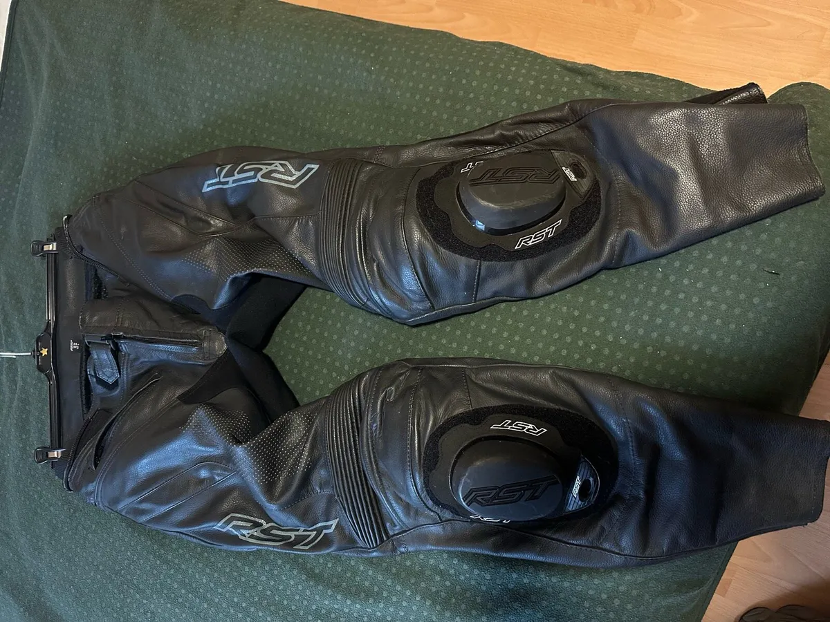 RST motorbike leather trousers - Image 1