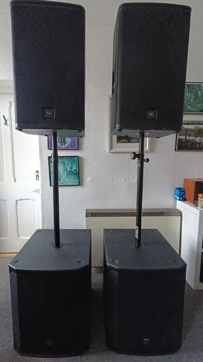 EV ELX Powered PA System (band/dj) - Image 1