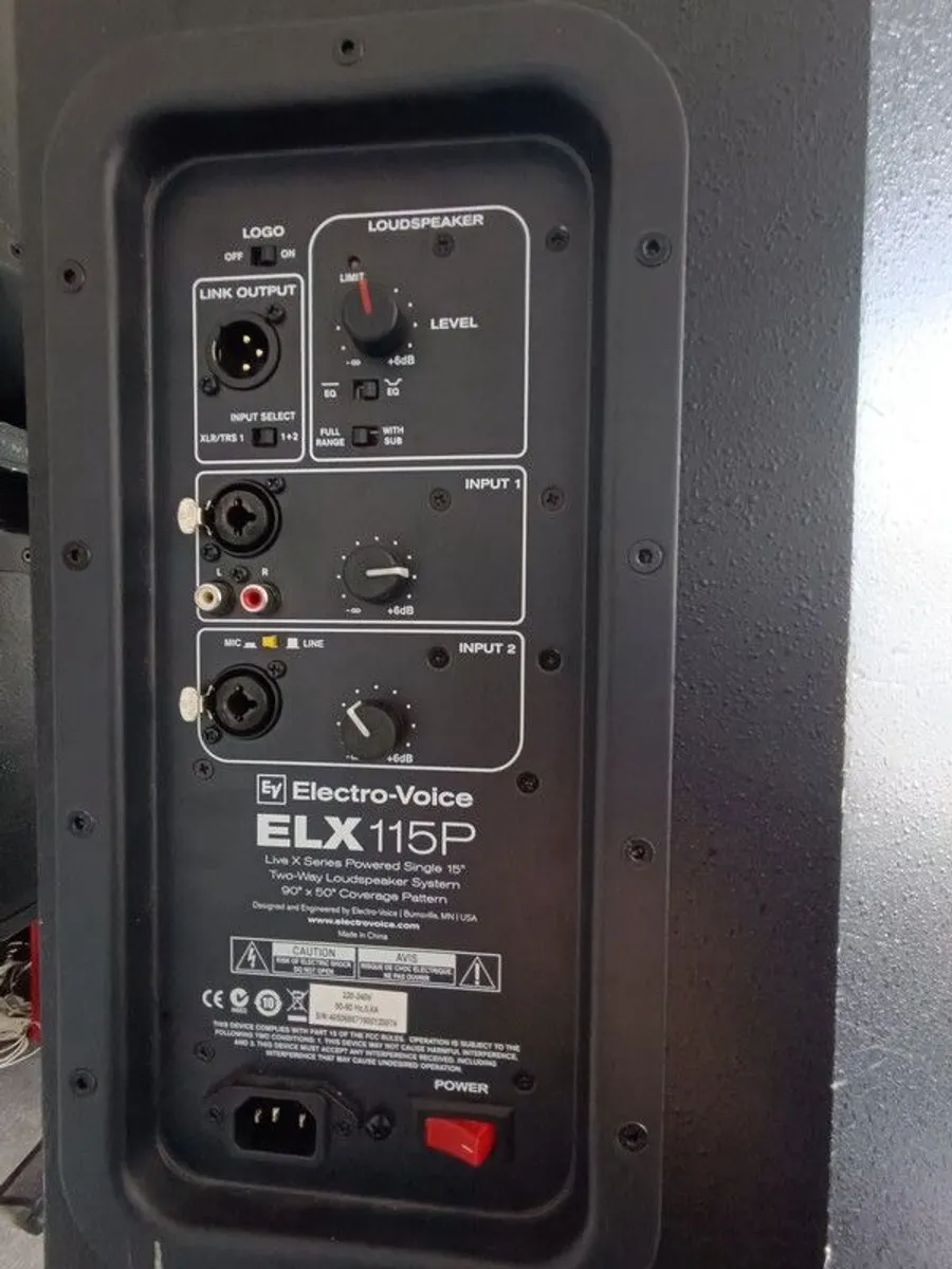 EV ELX Powered PA System (band/dj) - Image 3