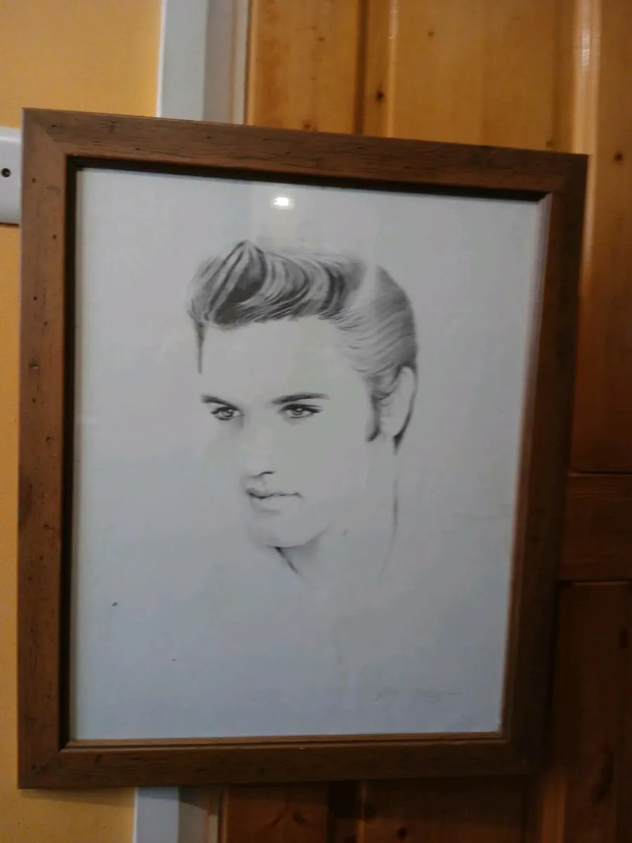 Framed Gary Saderup print - Image 1