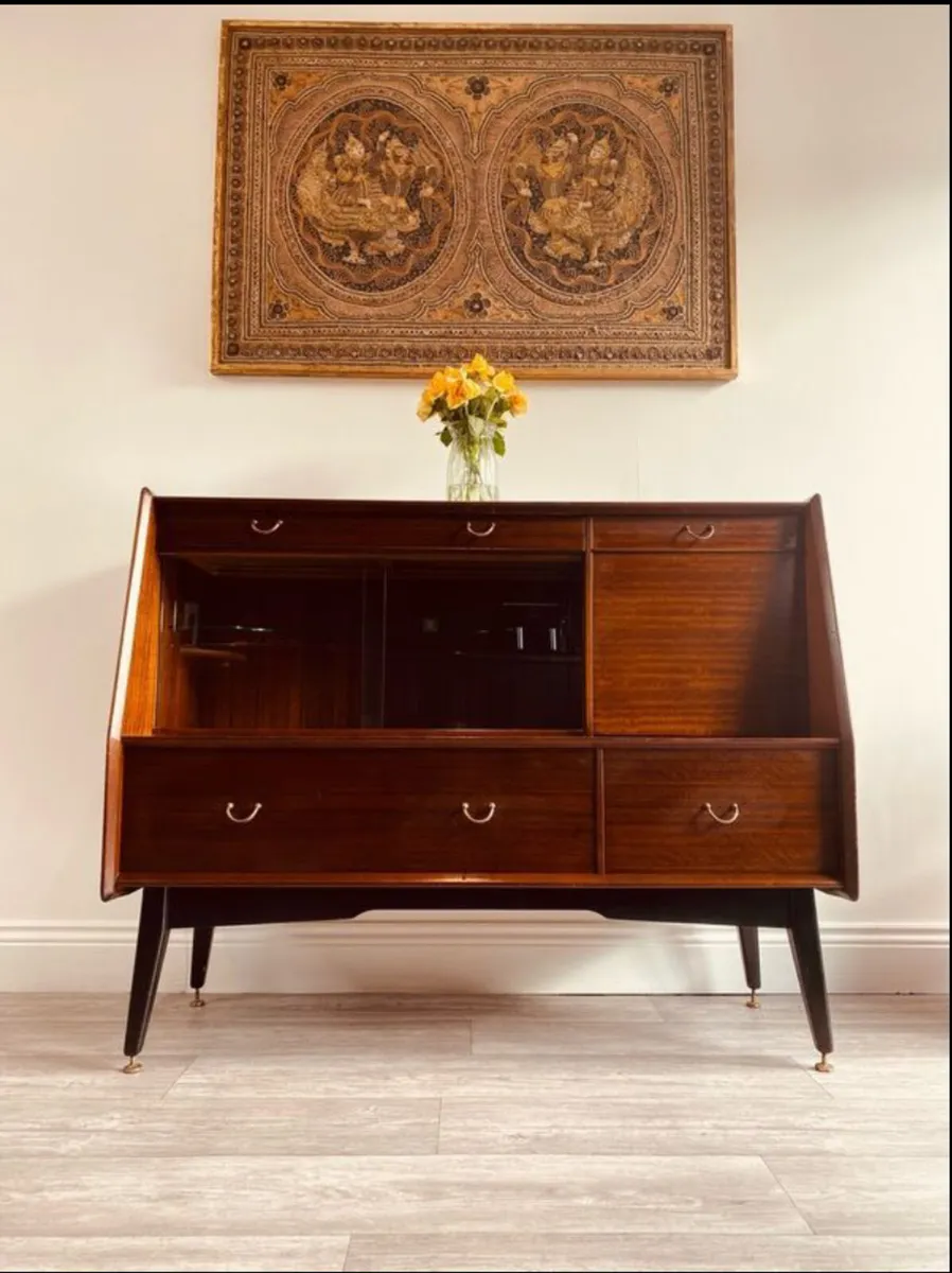 Mid Century G Plan Drinks Cabinet Sideboard - Image 1