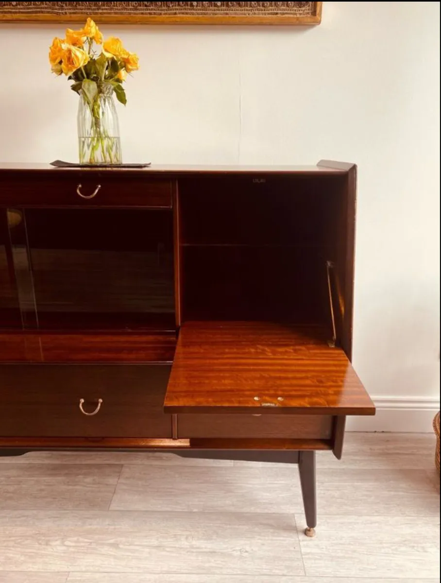 Mid Century G Plan Drinks Cabinet Sideboard - Image 2