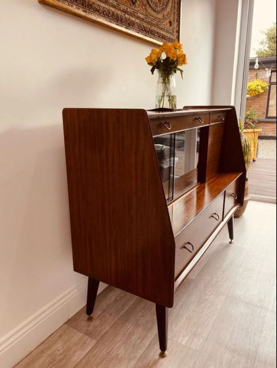 Mid Century G Plan Drinks Cabinet Sideboard - Image 4