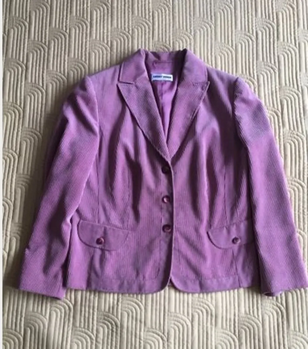 Gerry Weber Cord Blazer Jacket Size 16 - Image 2