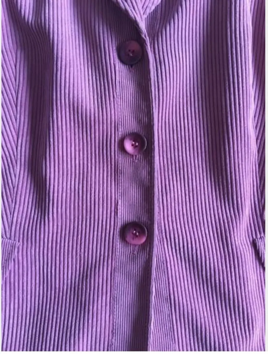 Gerry Weber Cord Blazer Jacket Size 16 - Image 4