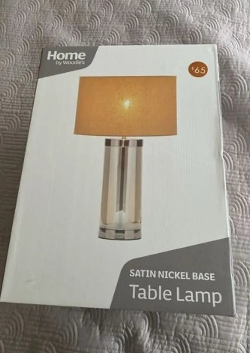 Lamp - Satin Nickel/Ochre- Woodies - Image 1
