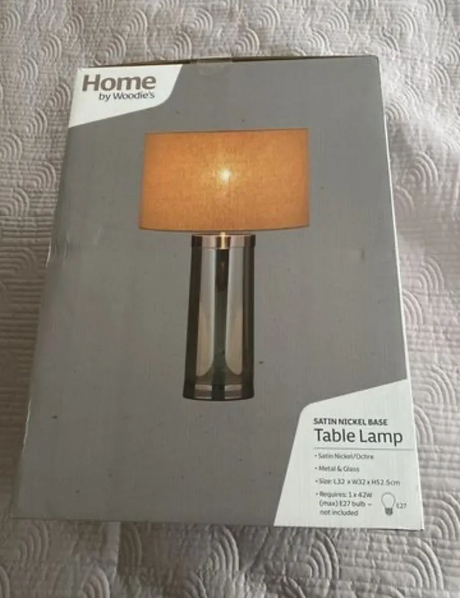 Lamp - Satin Nickel/Ochre- Woodies - Image 3