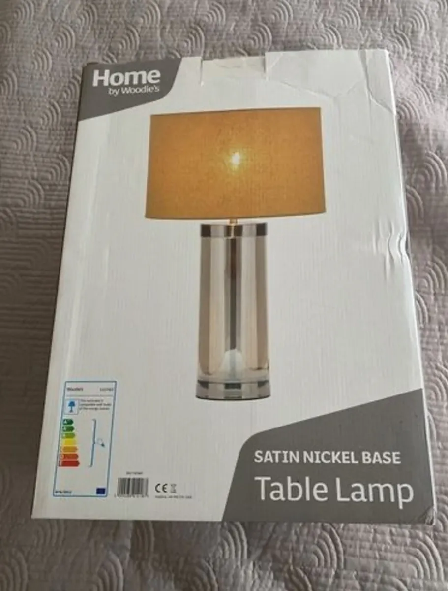 Lamp - Satin Nickel/Ochre- Woodies - Image 4