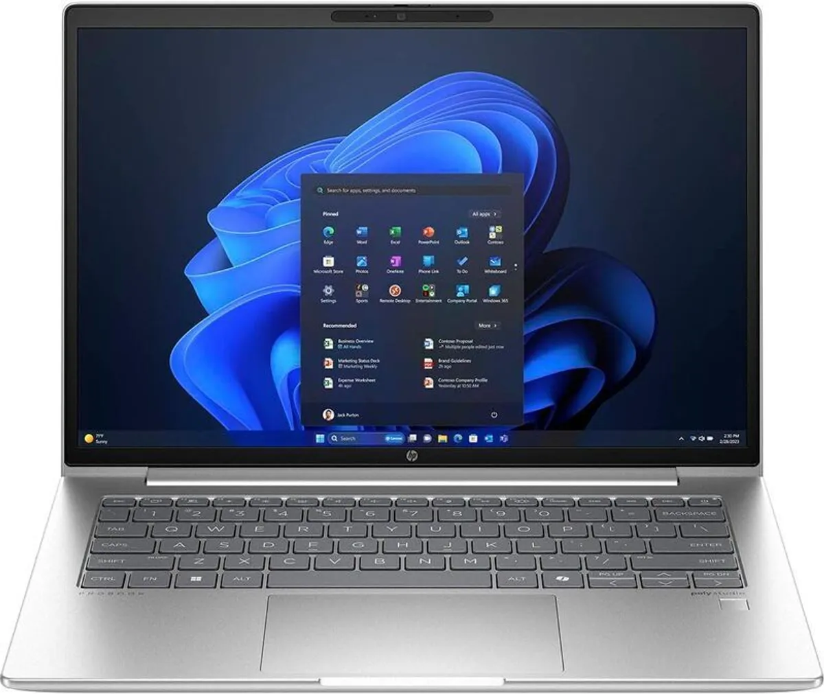 HP ProBook 445 G11 Ryzen5 7535U 16GB DDR5 256GB SSD 14inch WUXGA WiFi6E Backlit Keyboard