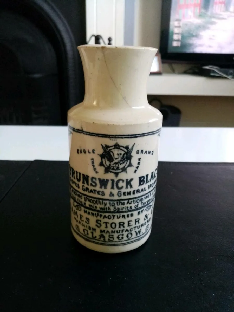 Antique James Storer Stoneware Bottle - Image 1