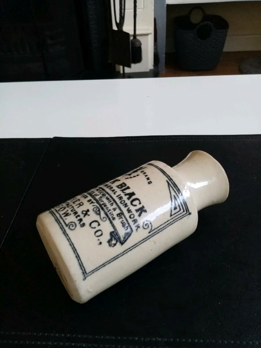 Antique James Storer Stoneware Bottle - Image 4