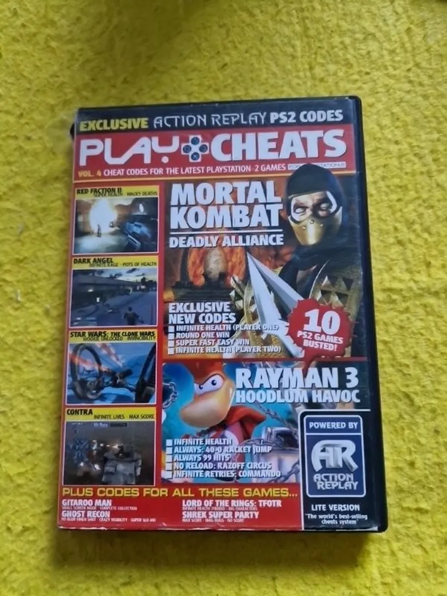 Cheats Action Replay  PlayStation2 Ps2 Games Original - Image 2