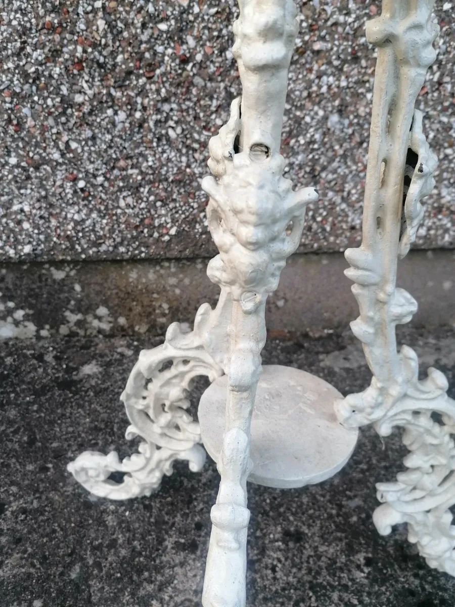 French Cast Iron Indoor /  Outdoor Garden Table - Image 2