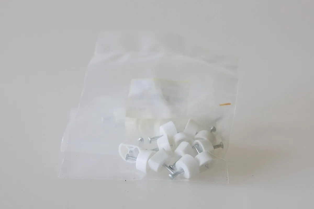 2 Bags of White Shelf Studs – 12 per Bag