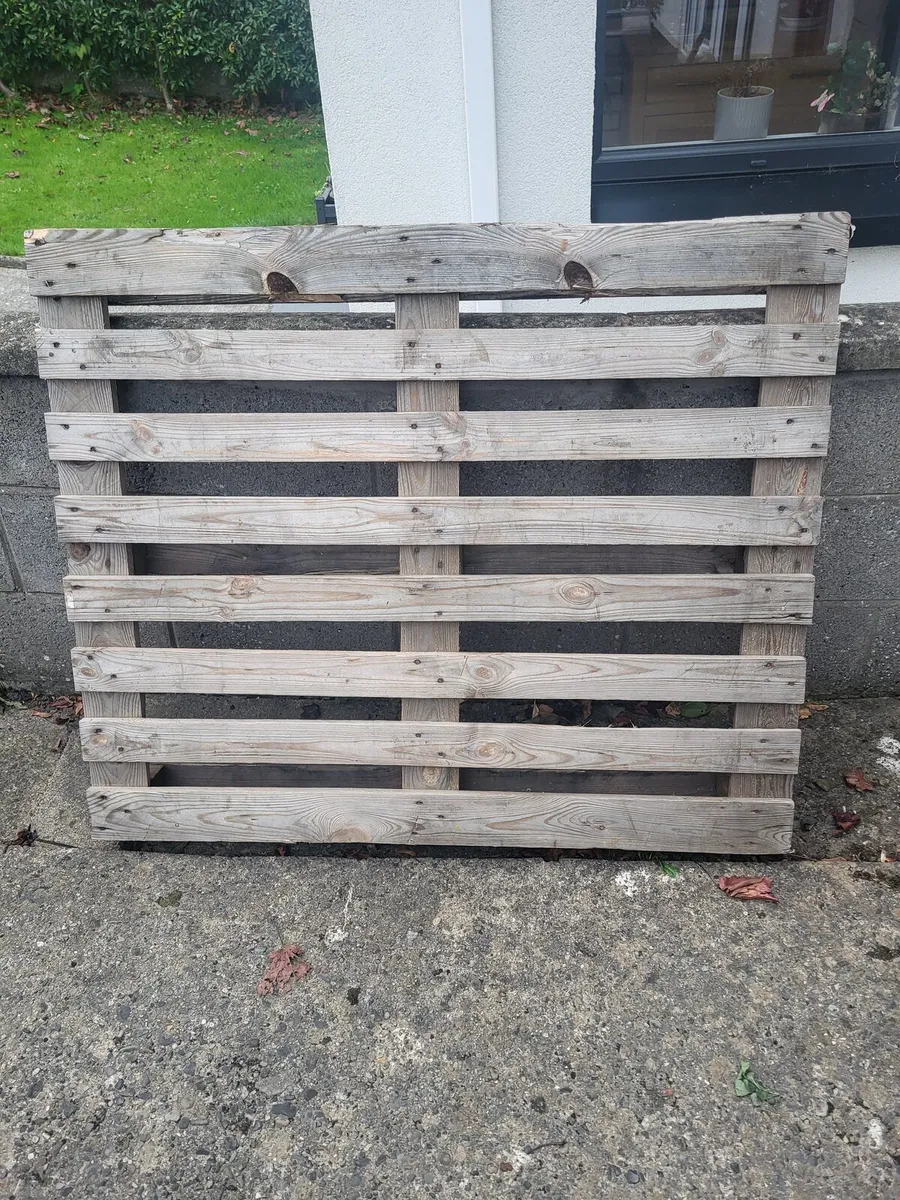 A wooden pallet