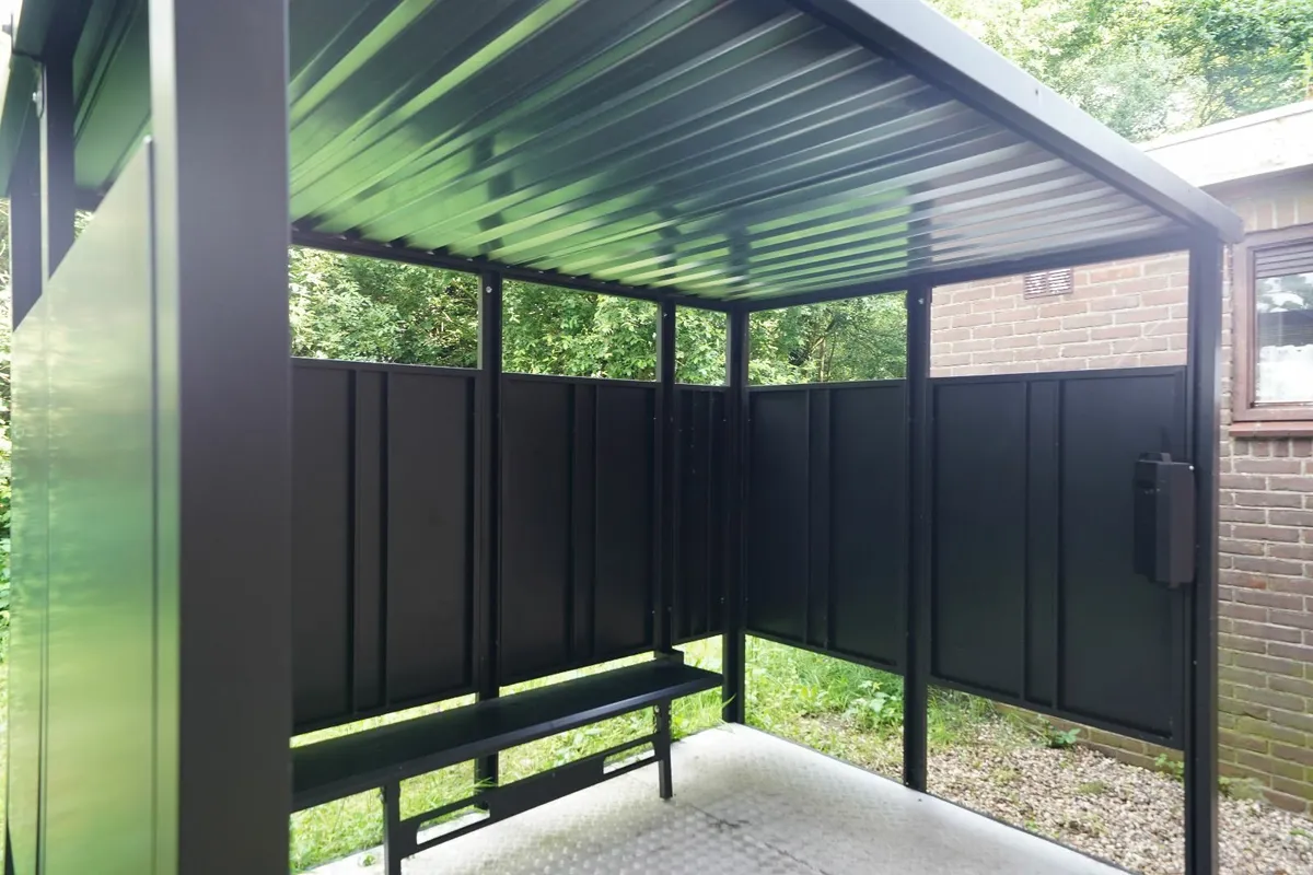 smoke shed shelter 3x2 RAL 9005 - Image 1