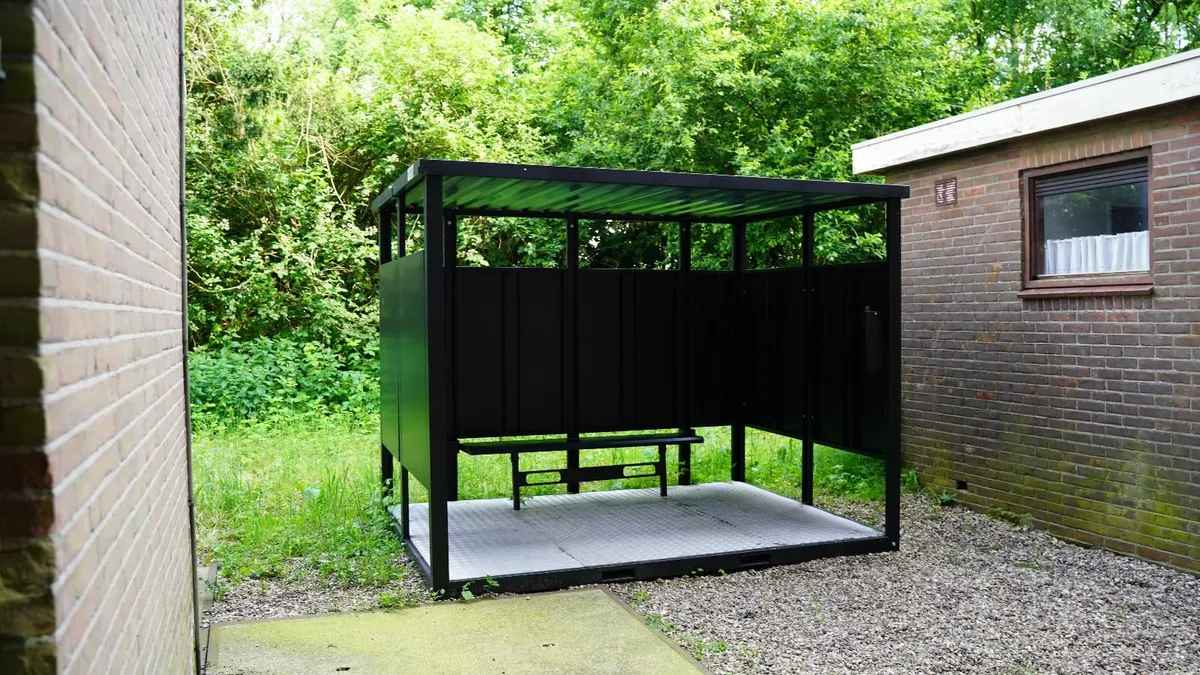 Shelter for smokers 3x2 meters - Image 3