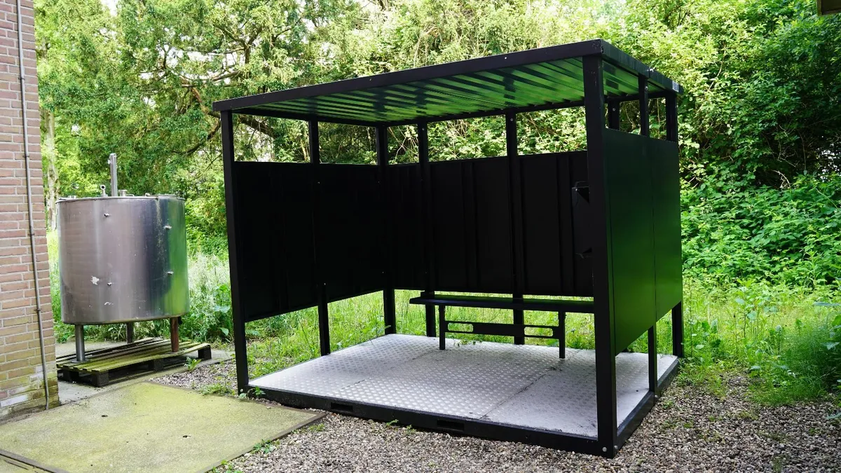 Shelter for smokers 3x2 meters - Image 4