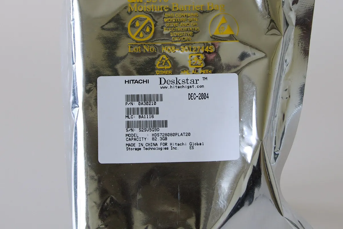 Hitachi Deskstar Hard Disk – 82.3GB - Image 2