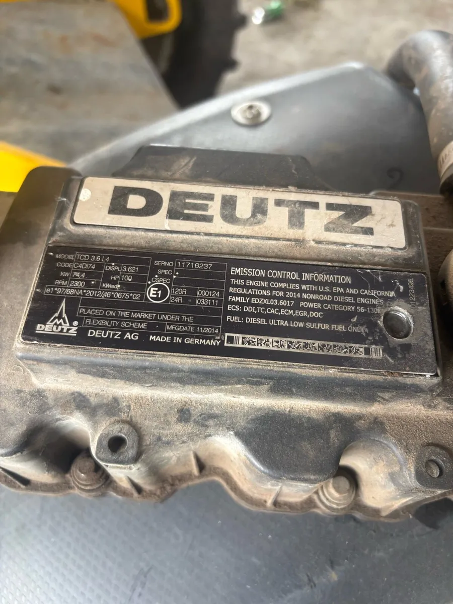 Deutz 3.6 tcd l4 complete engine