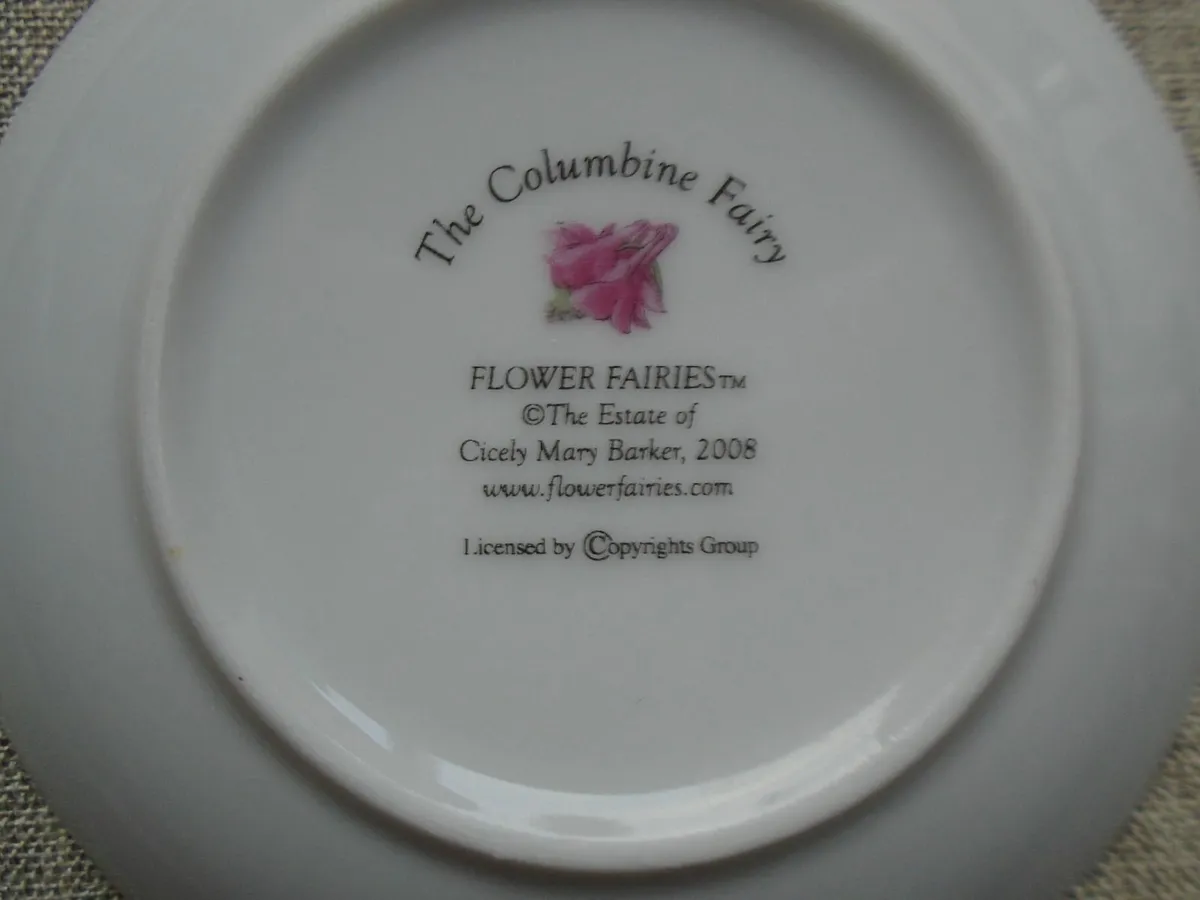 Flower fairy plate, Home decor, Gift - Image 2