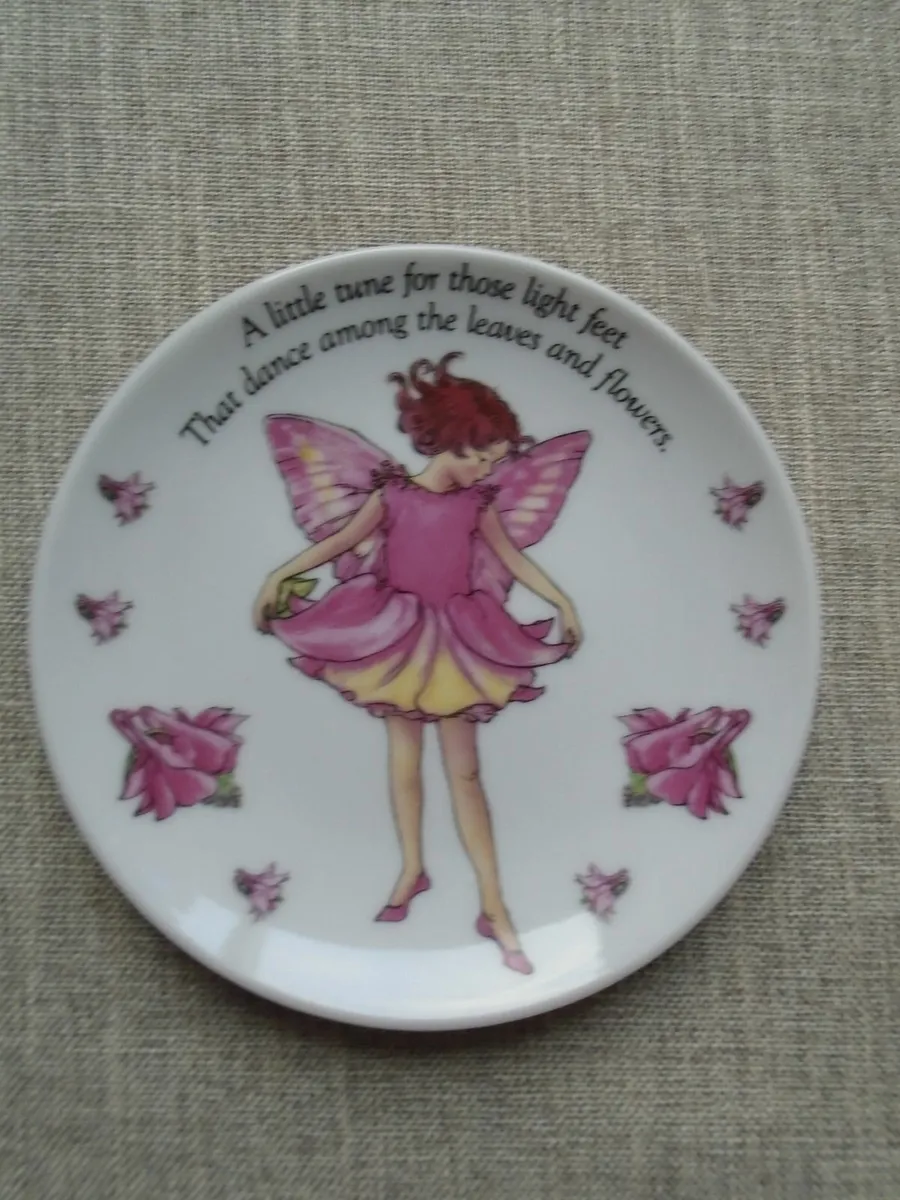 Flower fairy plate, Home decor, Gift - Image 1