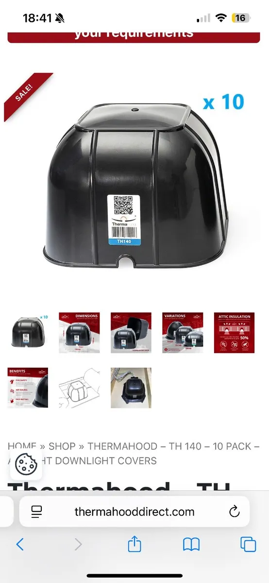 Airtight Downlight Covers - Image 1