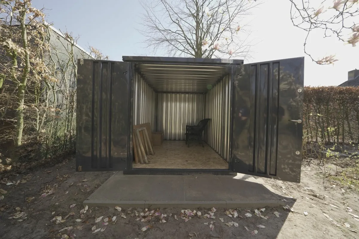 Anthracite demountable container 3x2 meters - Image 3