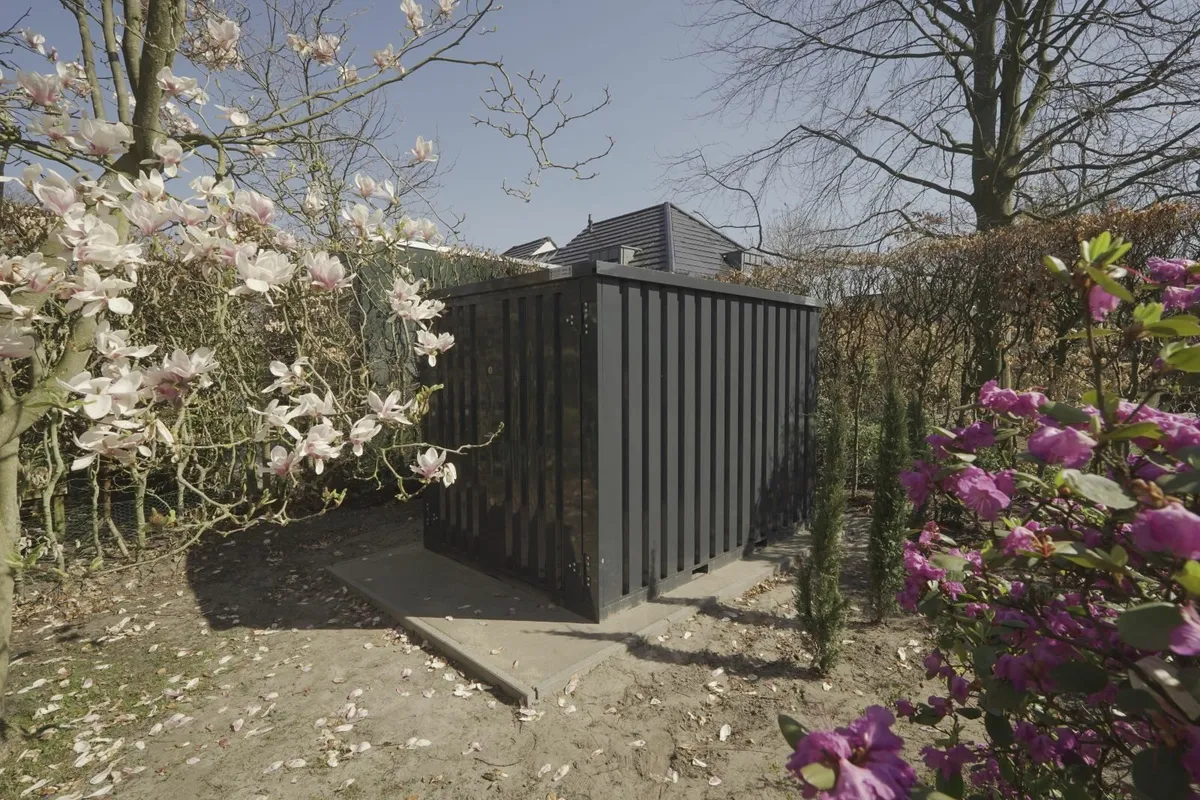 Anthracite demountable container 3x2 meters - Image 4