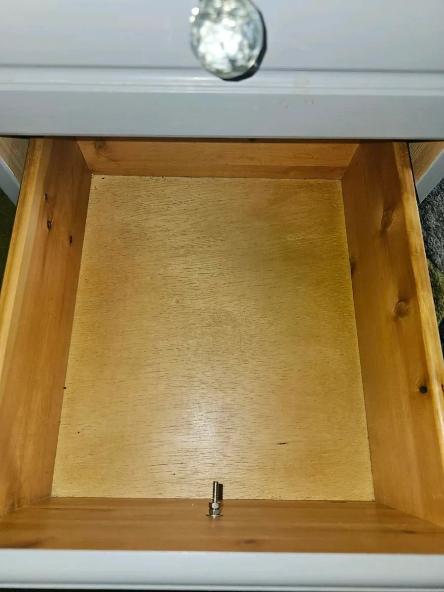 Bed side locker solid wood - Image 3
