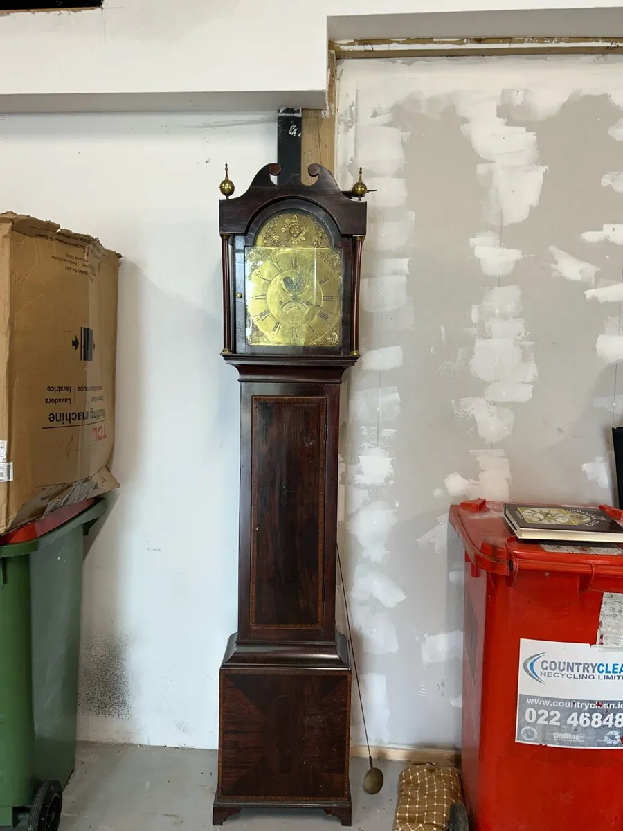 Antique grandfather clock - Image 2