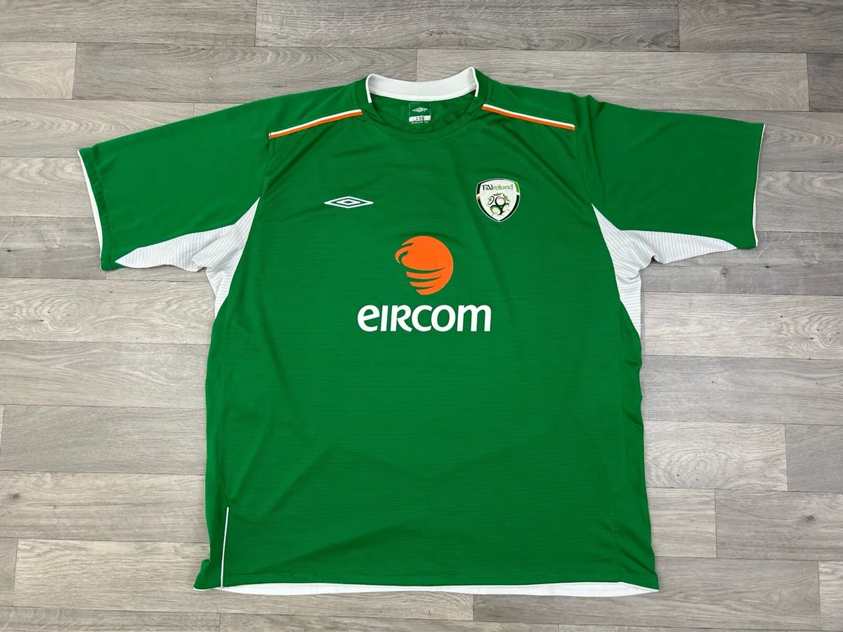 Vintage 2004 Umbro Ireland Home Jersey Shirt 3XL - Image 1