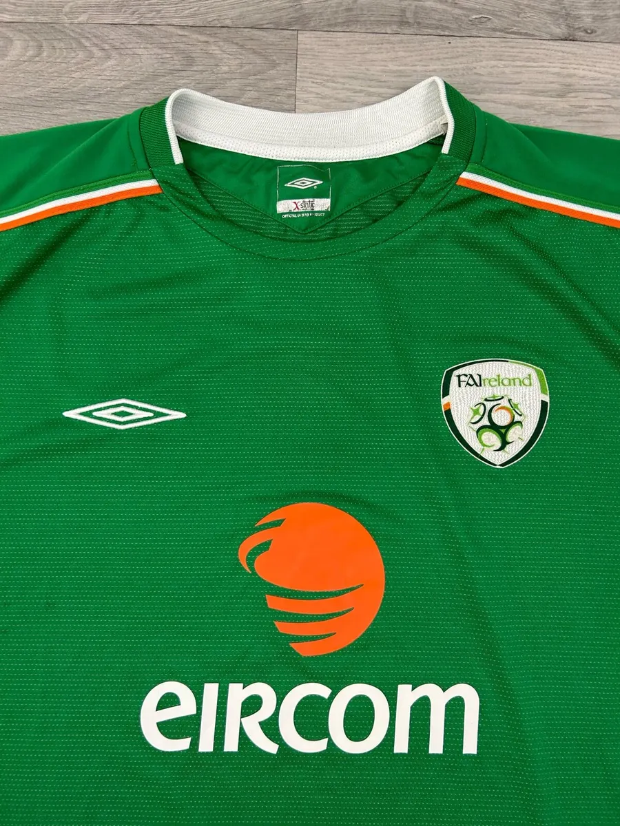 Vintage 2004 Umbro Ireland Home Jersey Shirt 3XL - Image 3