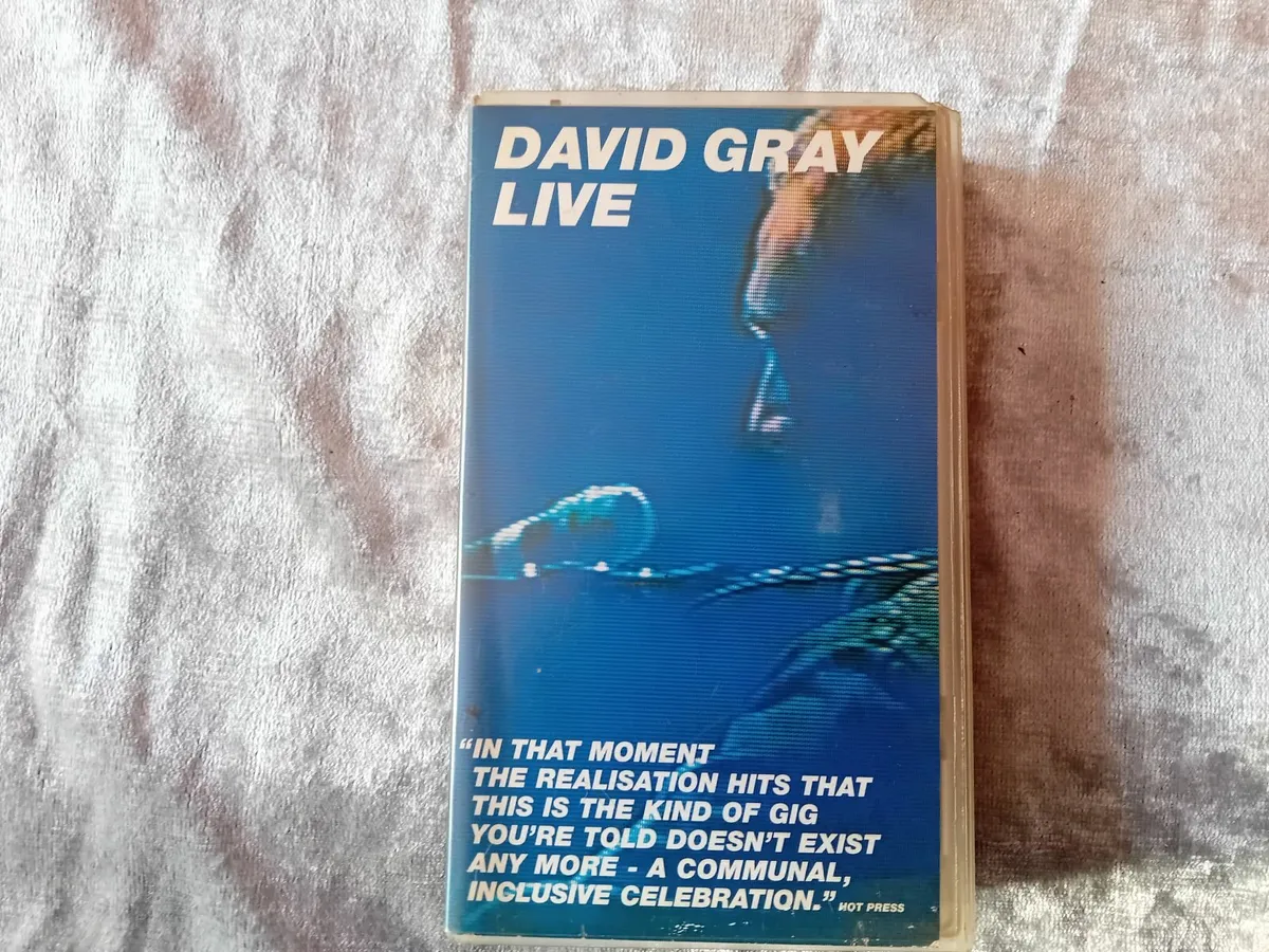DAVID  GRAY   LIVE  VHS  VIDEO  2000 - Image 1