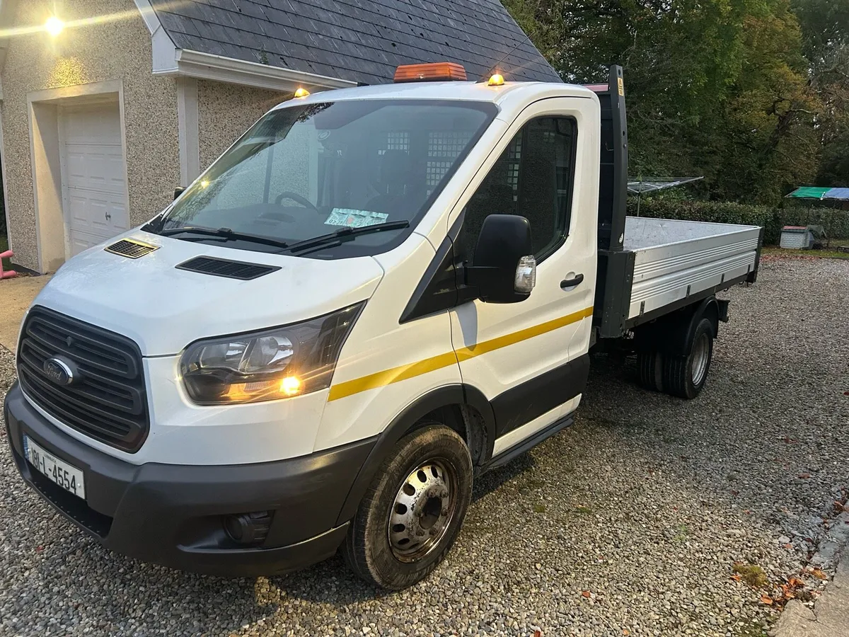 Ford transit factory tipper  Doe 08/26 130bhp - Image 1
