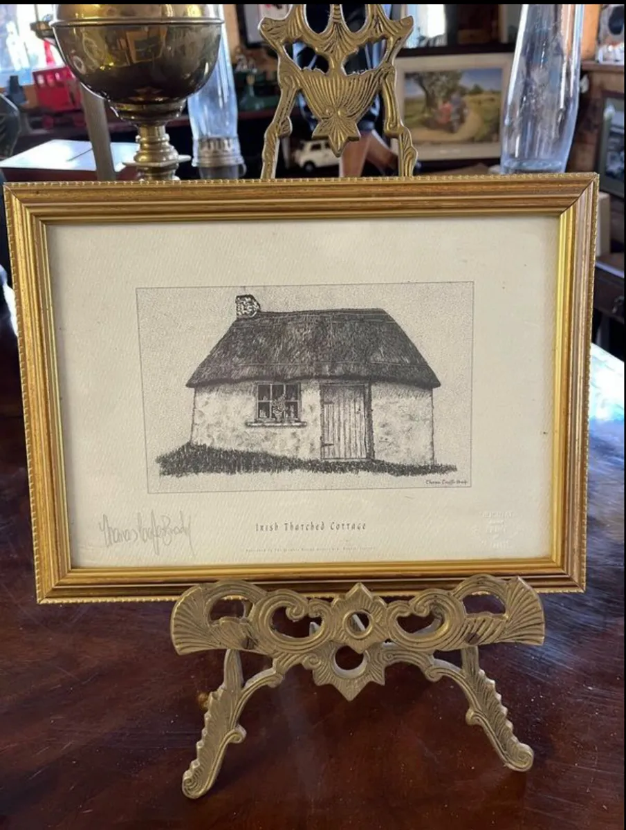 Irish Thatched Cottage by Thomas Taaffe Brady - Image 1