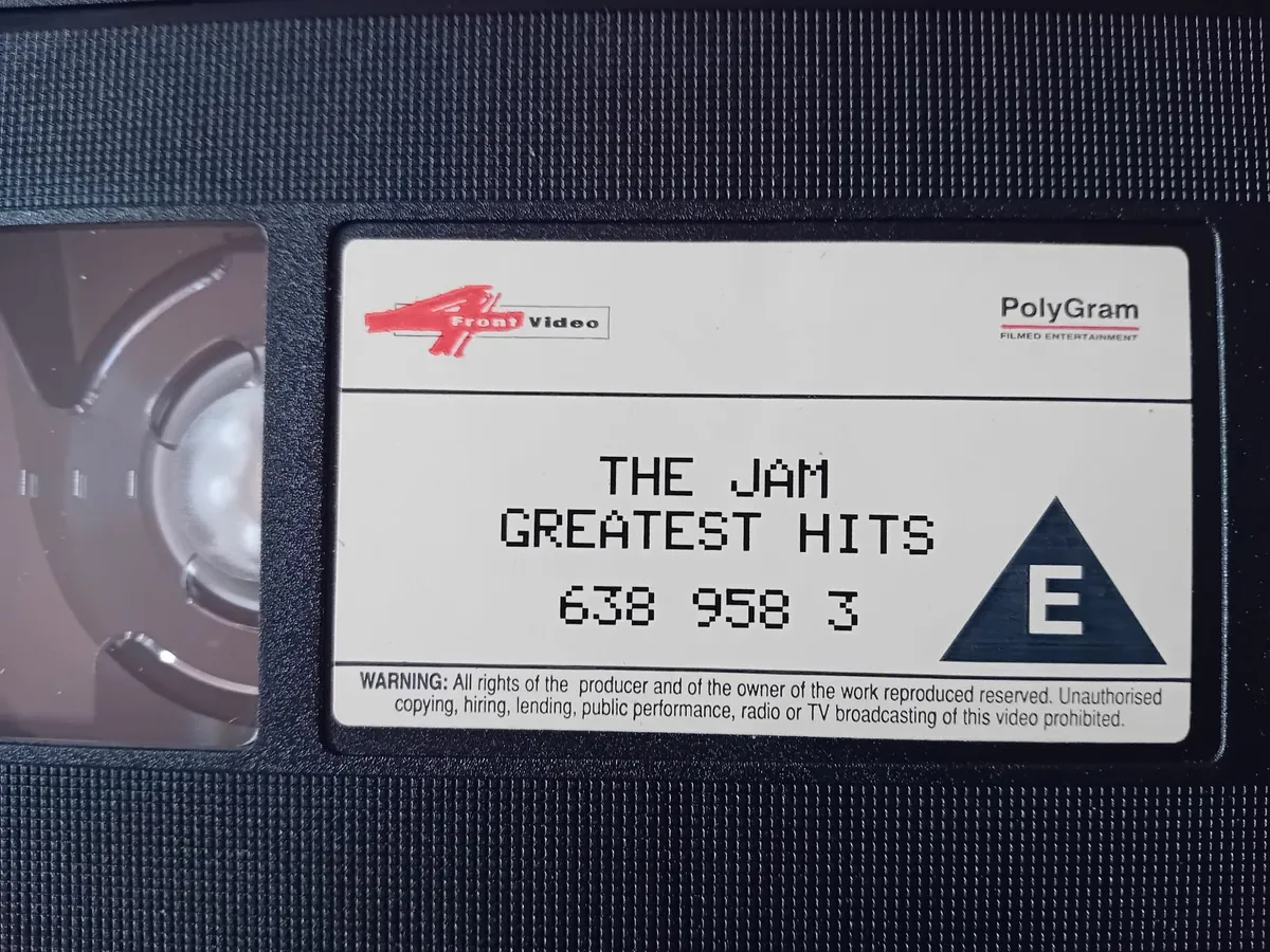 THE  JAM   GREATEST HITS   VHS  VIDEO - Image 2