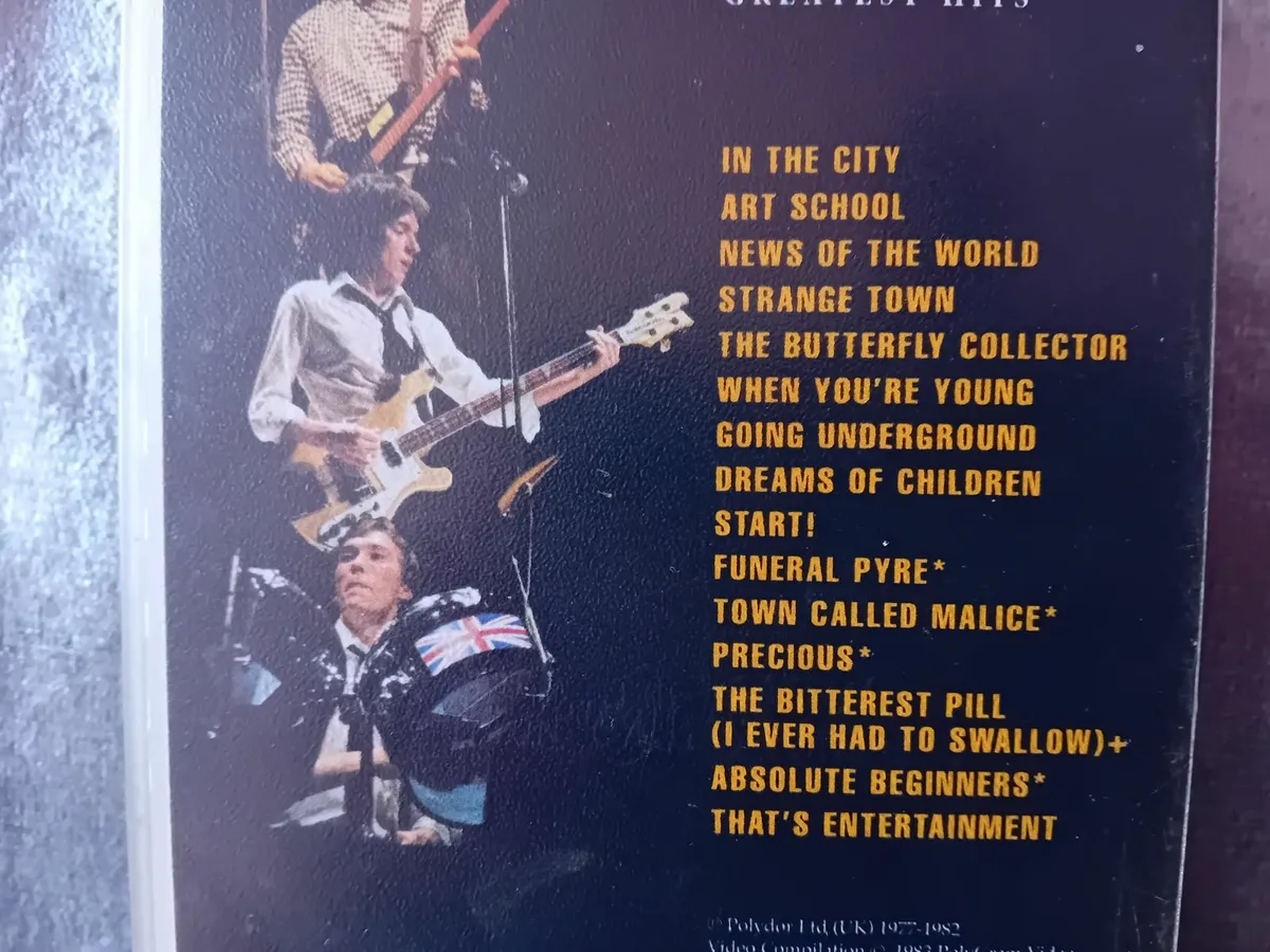 THE  JAM   GREATEST HITS   VHS  VIDEO - Image 3