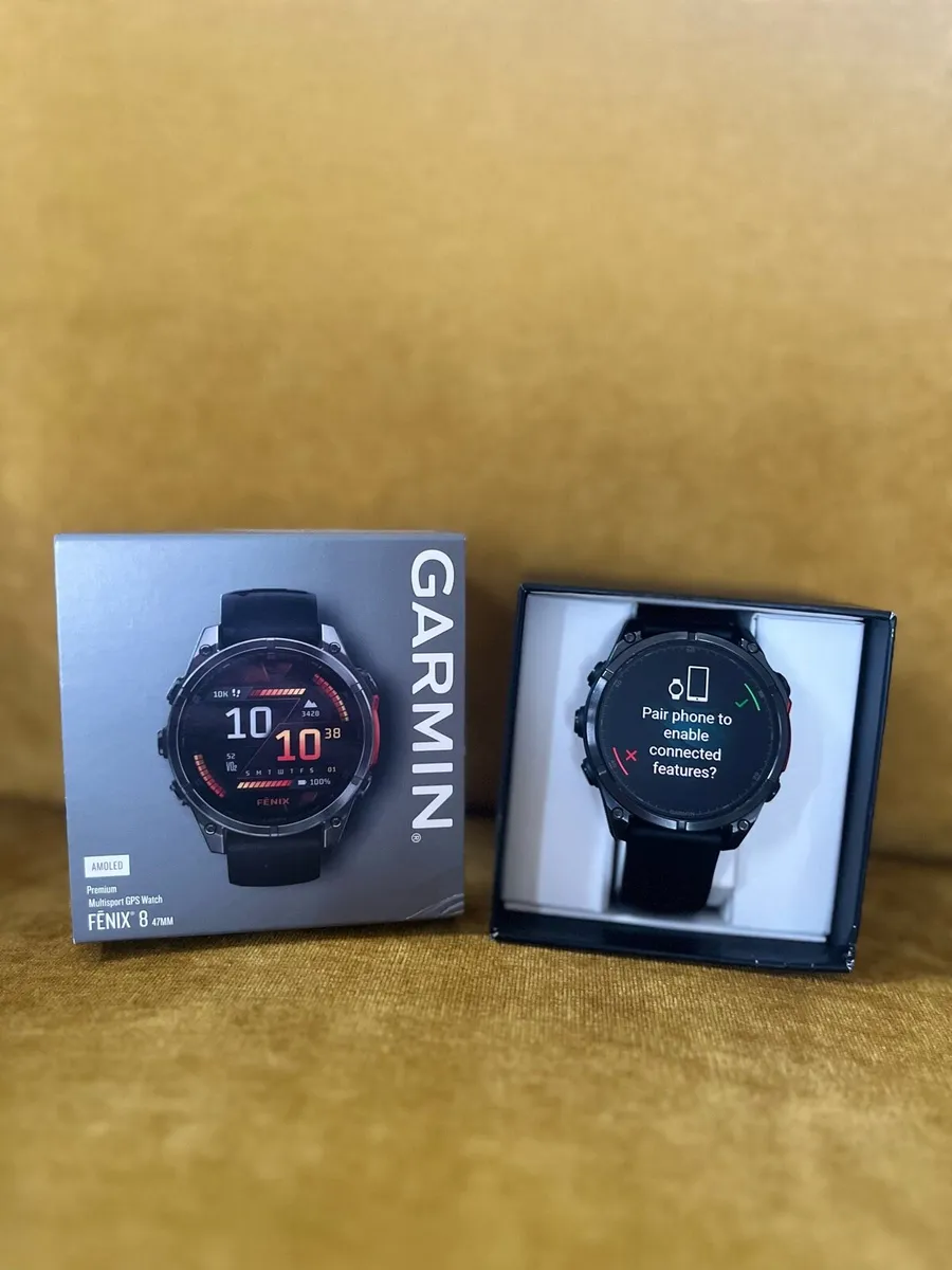 Garmin Fenix 8, 47mm Amoled Watch - Image 1