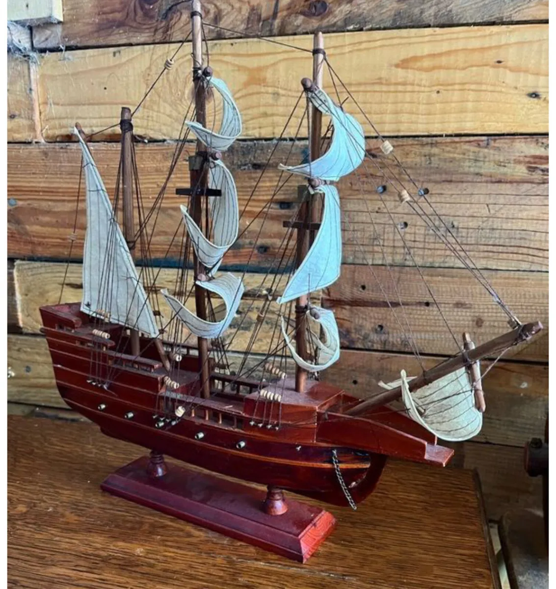 The Mayflower Vintage Model Ship - Image 1